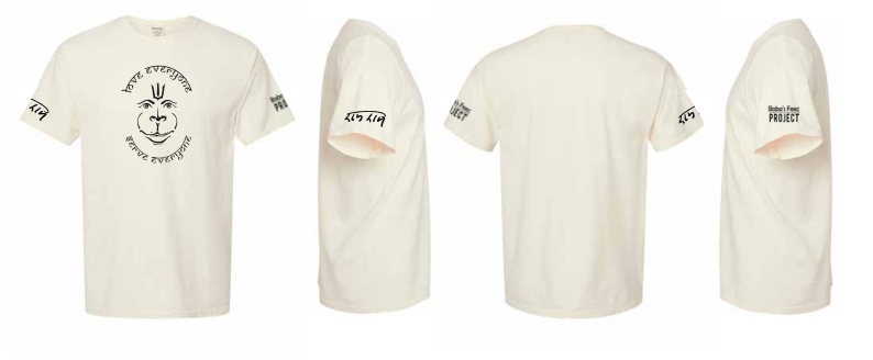 Hanuman Short Sleeve T-Shirt Natural - Image 3