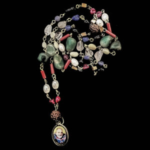 Chakra-colored Stone Mala