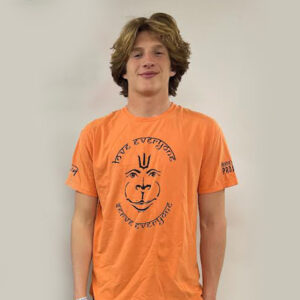 Hanuman Short Sleeve T-Shirt Orange