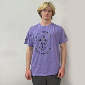 Hanuman Short Sleeve T-Shirt Purple